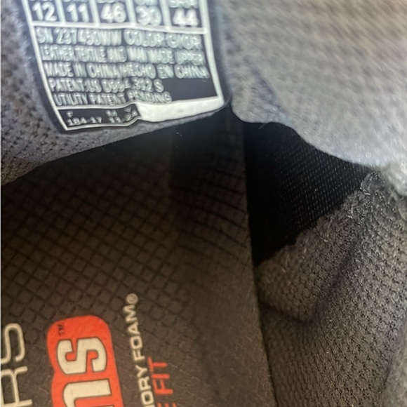 Skechers Gray and Orange Comfort Sneakers - Picture 4 of 4